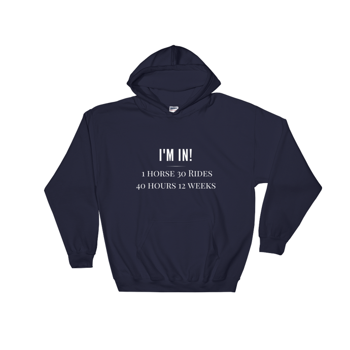 The BIG I'M IN Everybody Sweatshirt. (Clean White Print)